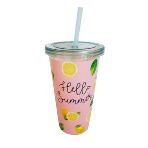 Hello Summer Lemon Tumbler
